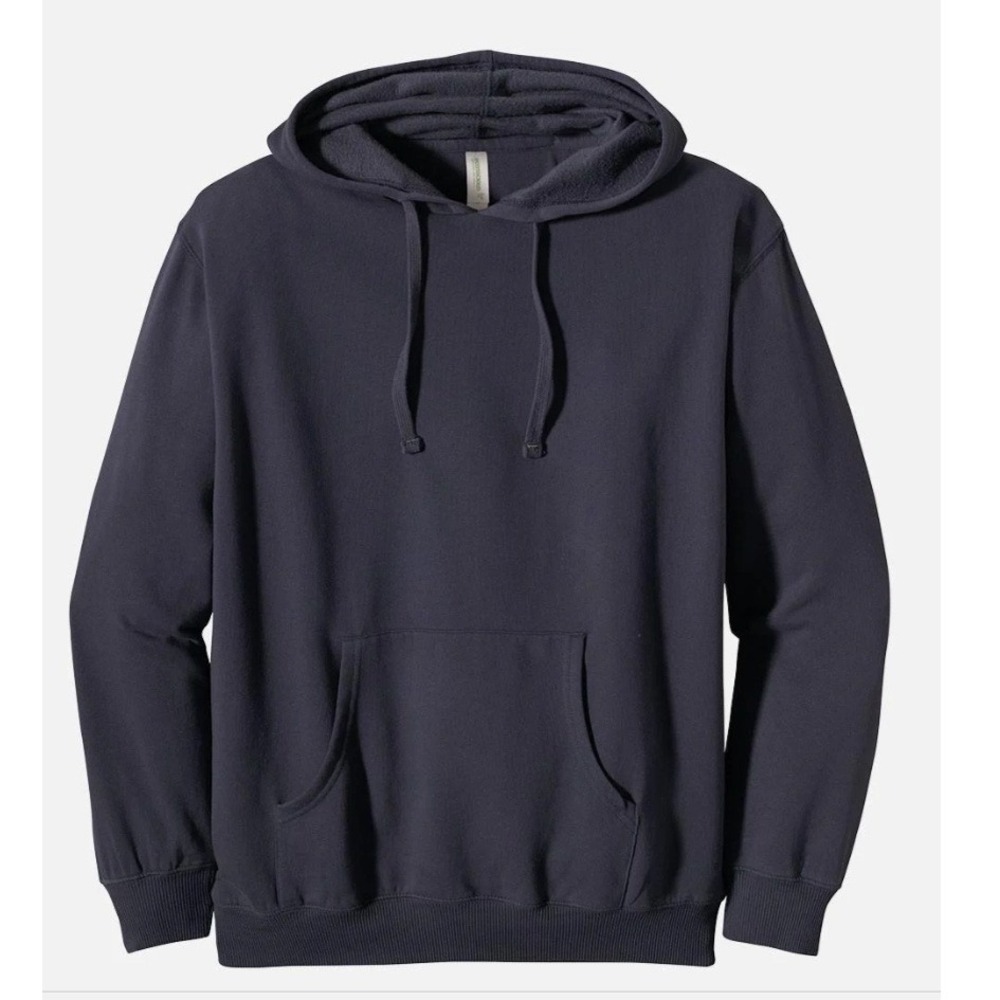 NEW Econscious Hoodie Mens XL Pacific Blue Organic Cotton Fleece (MSRP $48)
